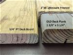 1×4 Deck Boards