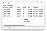 1 Document Pending in Printer Queue in System Tray That Won't Go Away