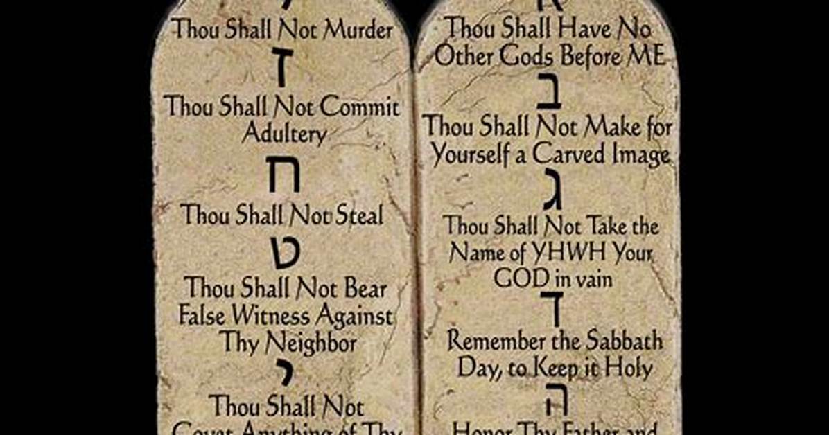 10 Commandments Bible