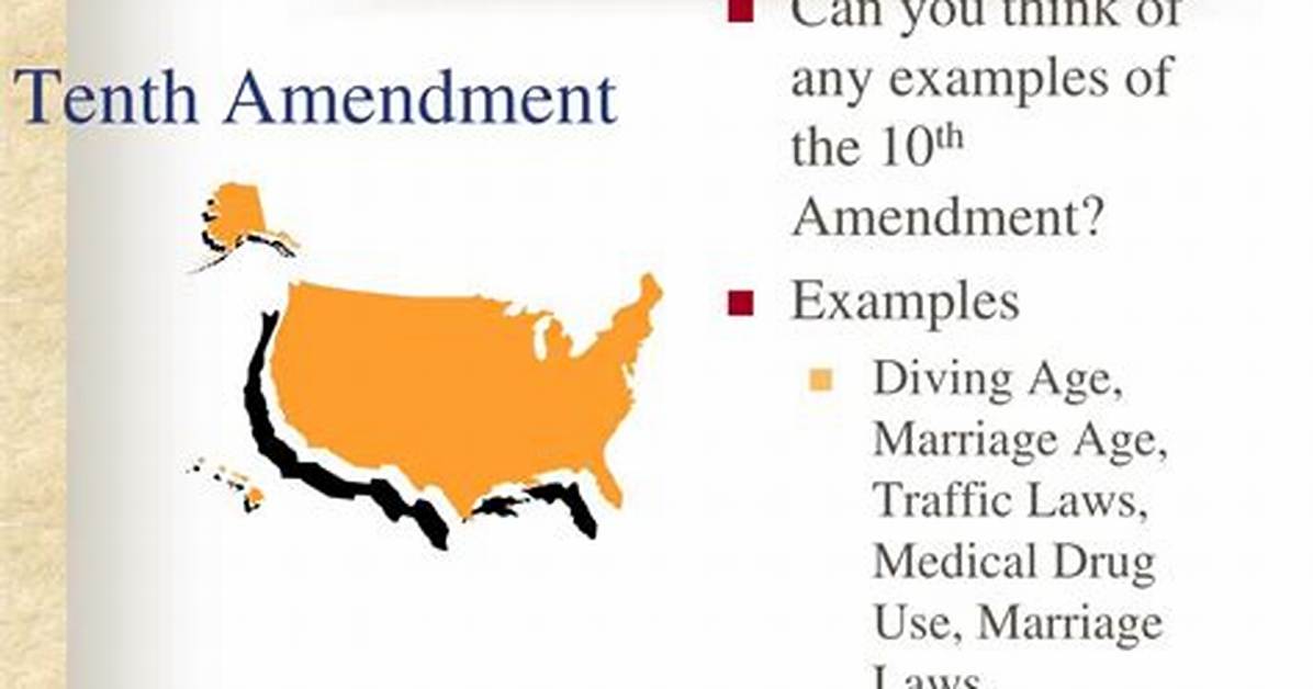 10Th Amendment Examples
