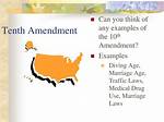 10Th Amendment Examples