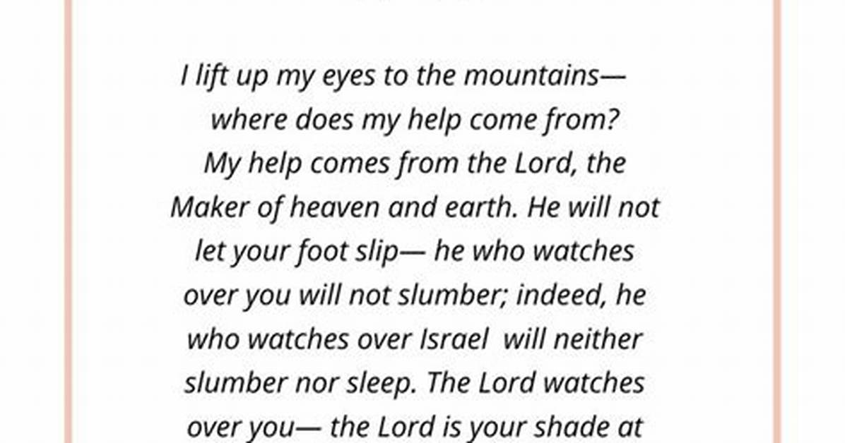 121 Psalm