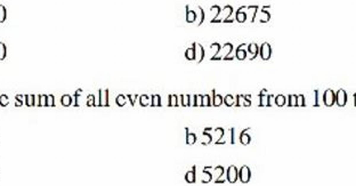 175 Even Numbers