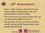 18Th Amendment Definition