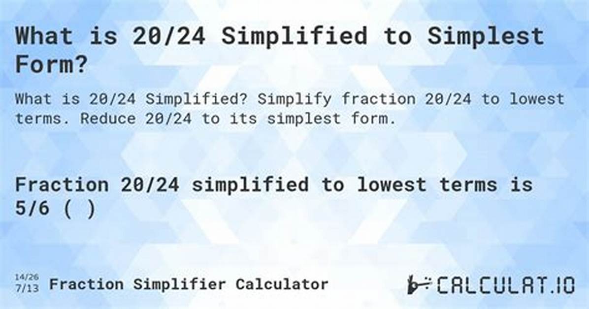 20 24 Simplified