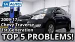 2011 Chevy Traverse Problems