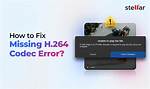 21.04 Codec H264 Error Installing. Won't Uninstall