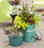 24 Clever Repurposed Garden Container Ideas