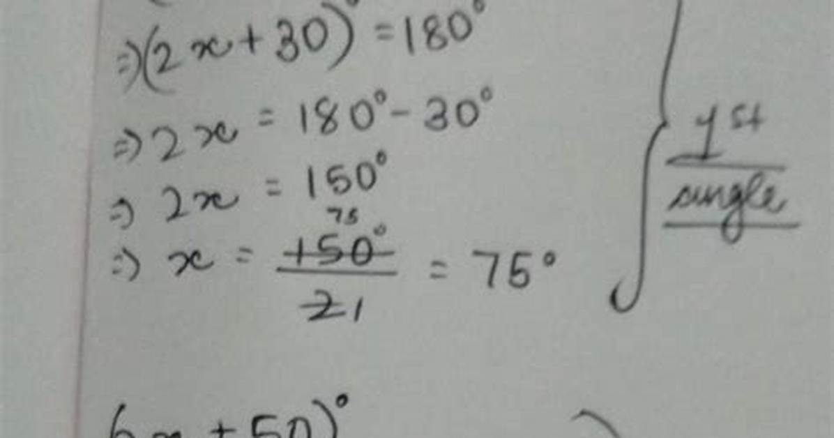 2X=50