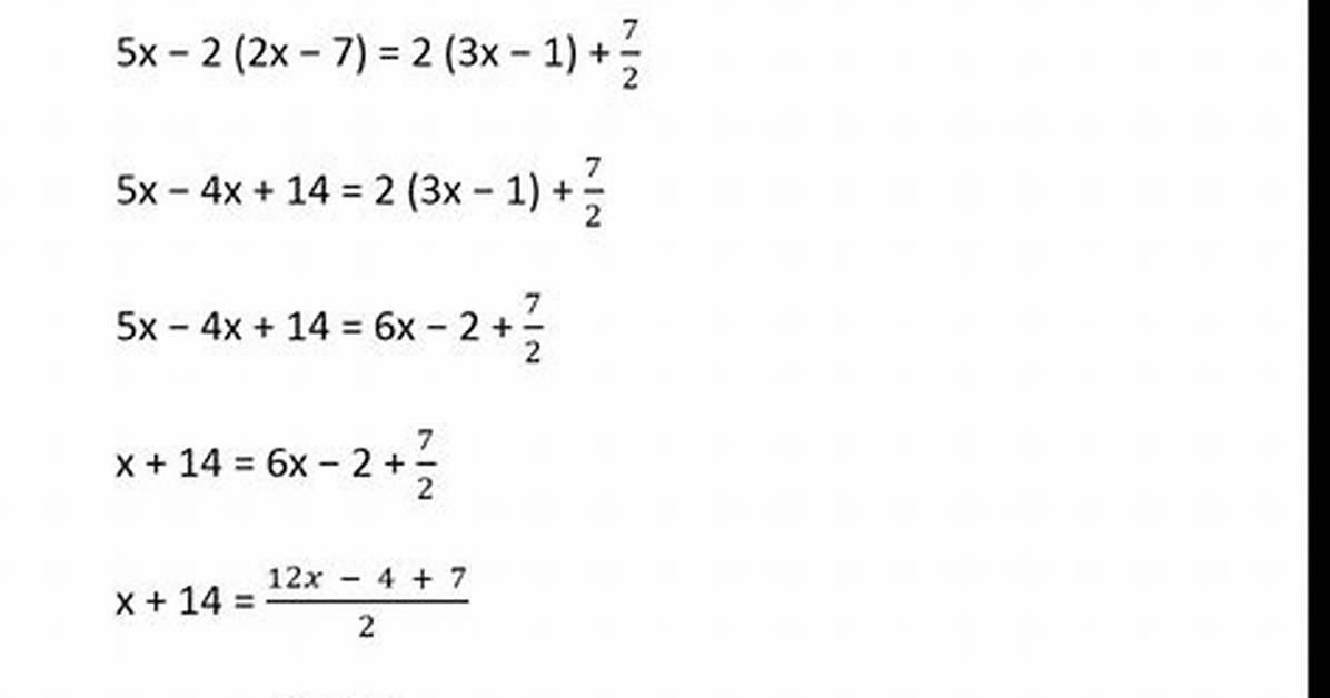 2X+7=17