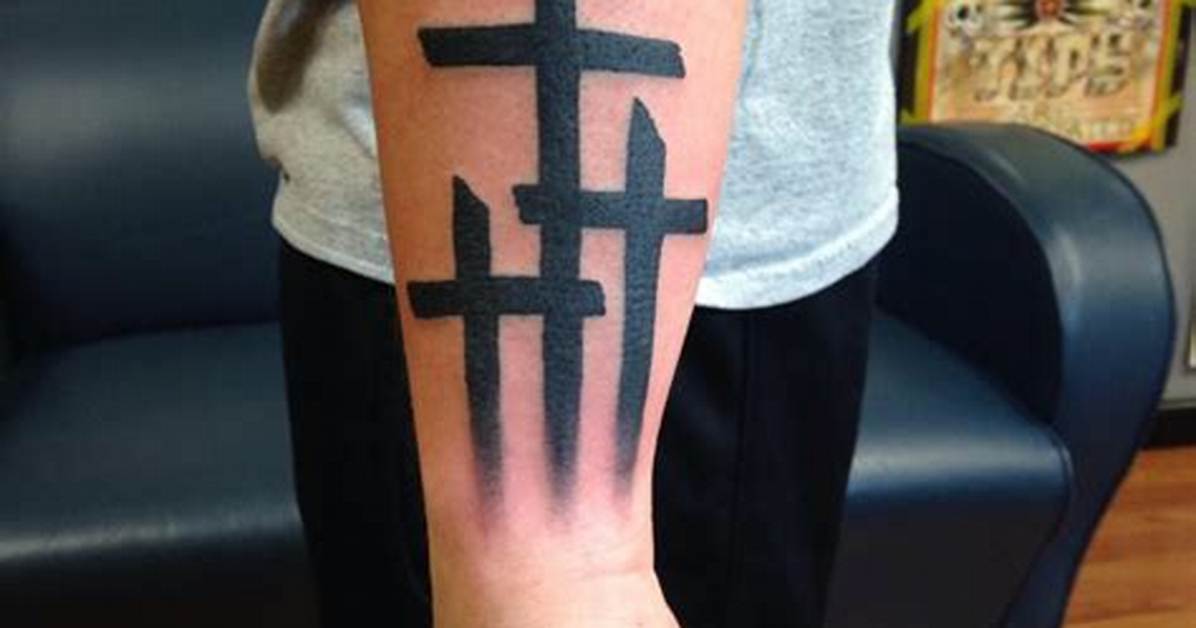 3 Cross Tattoos