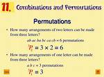 3 Permutations of 3