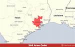 346 Area Code Location