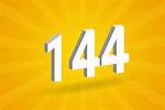 3D=144