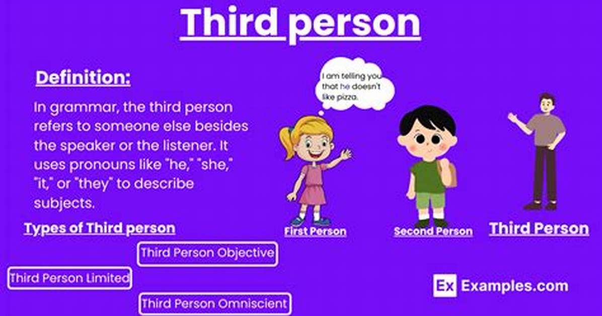 3Rd Person Examples