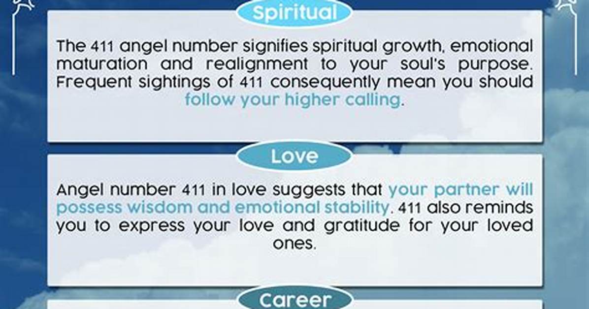 411 Number