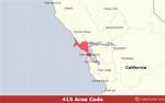 415 Area Code Time Zone