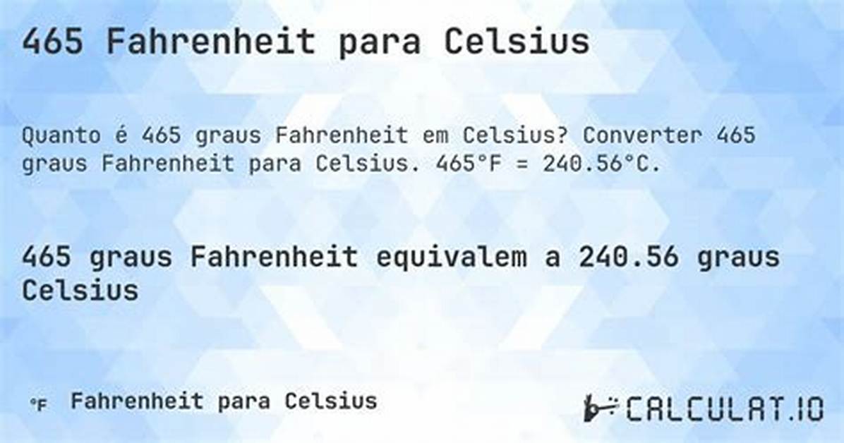 465 Celsius