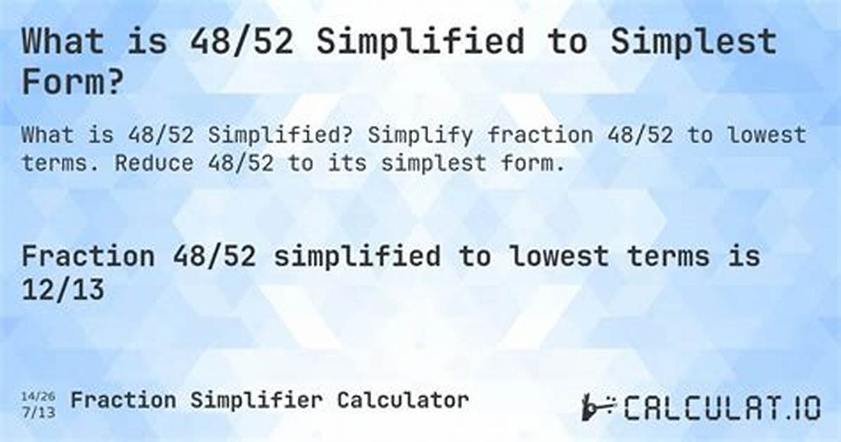 48 52 Simplified