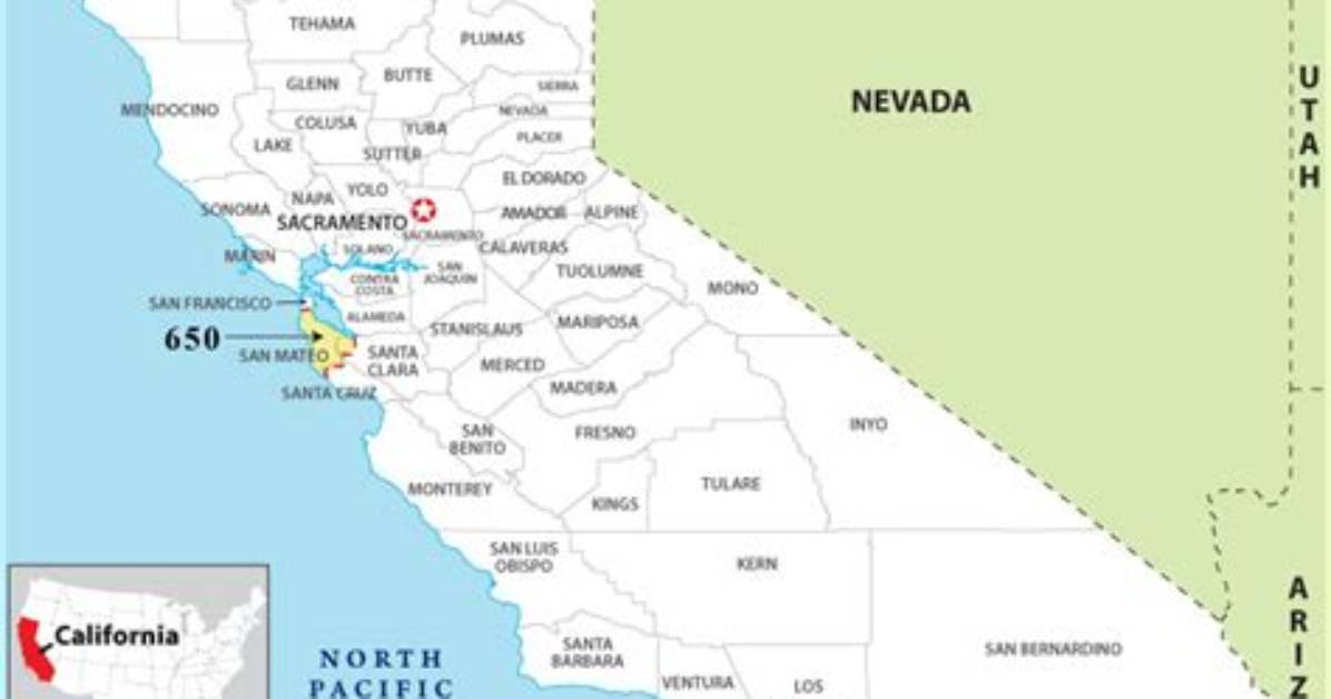 650 Area Code California