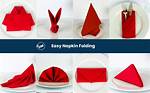 7 Basic Paper Napkin Folding