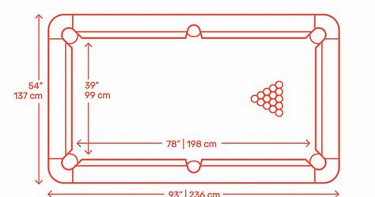 7 Foot Pool Table Dimensions