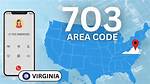 703 Area Code Time Zone
