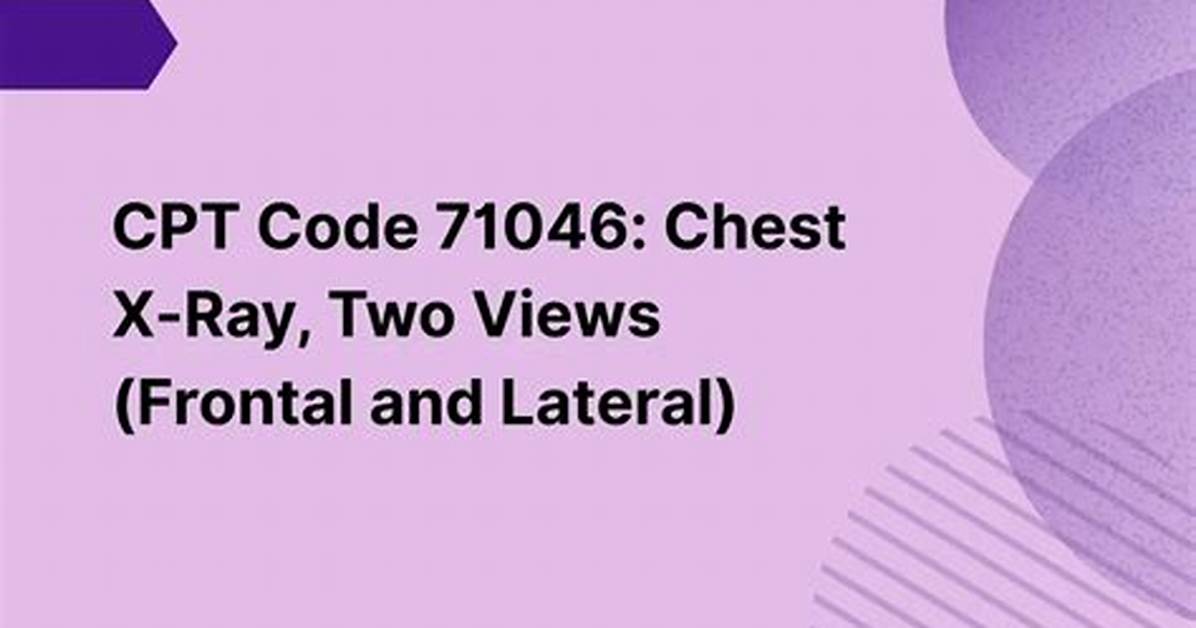 71046 Cpt Code
