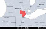 734 Area Code Time Zone