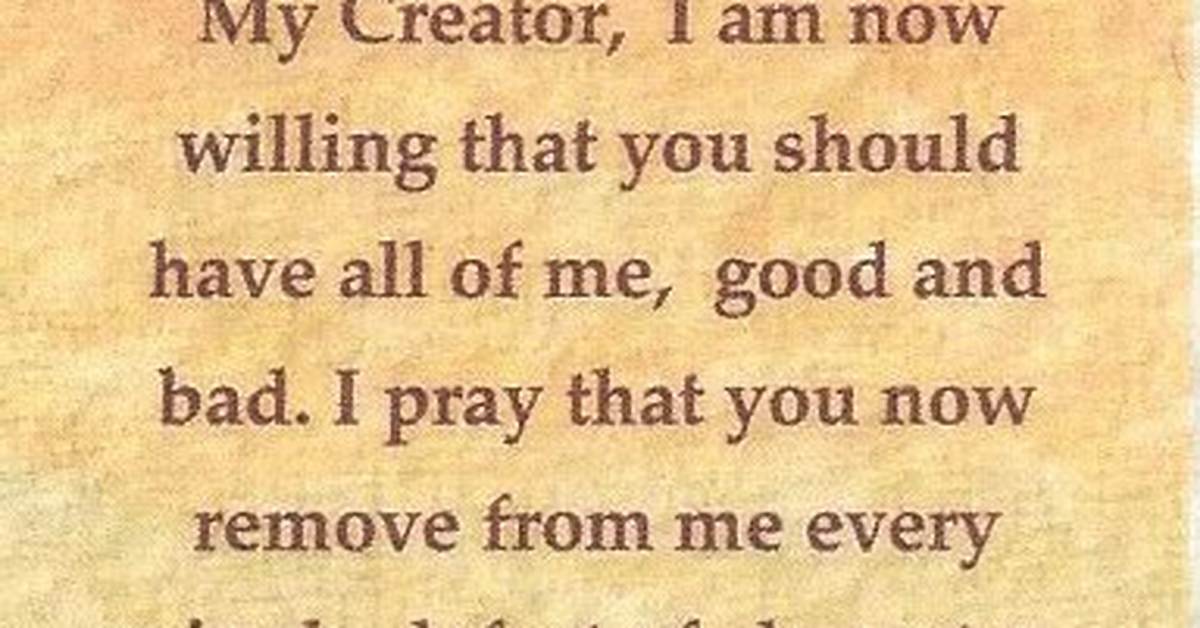 7Th Step Prayer Aa