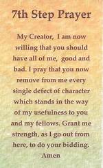 7Th Step Prayer Aa