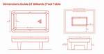 8Ft Pool Table Dimensions