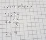 9+4X=7X