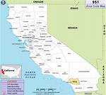 951 Area Code Location