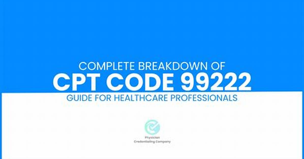 99222 Cpt Code