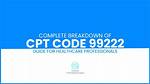 99222 Cpt Code
