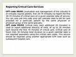99291 Cpt Code