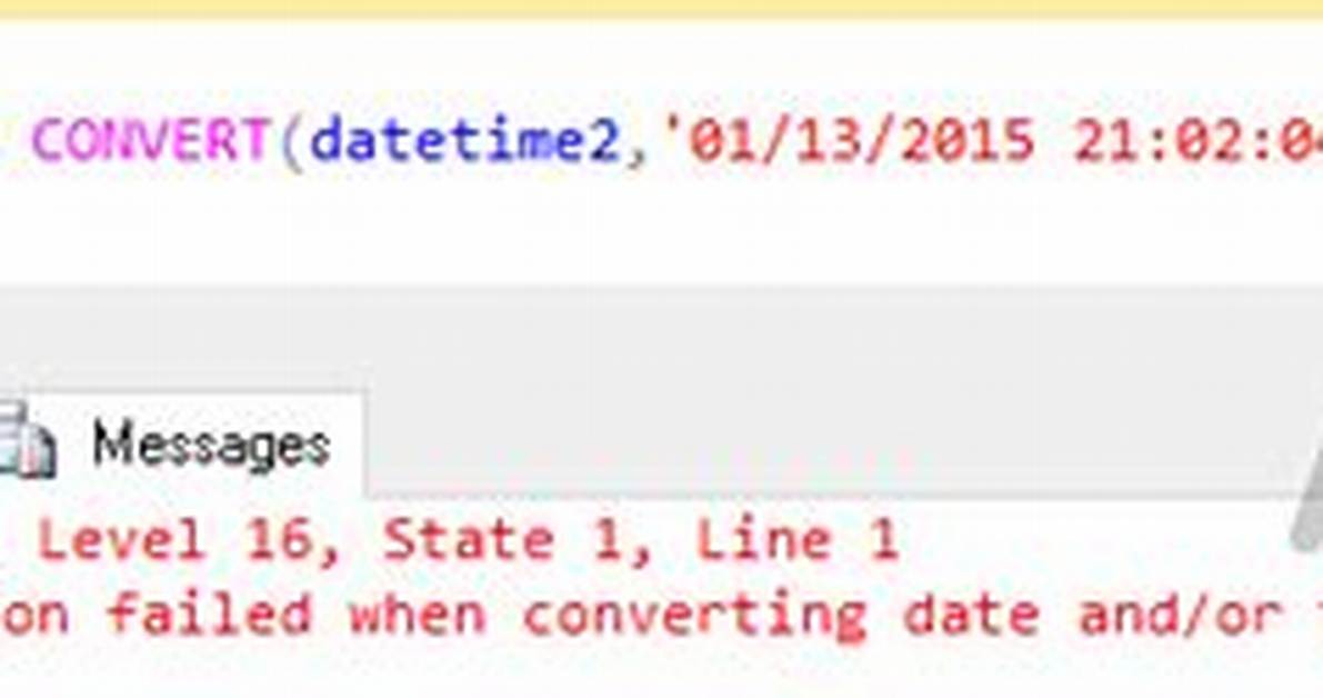 A Character String Failed Conversion to a Numeric Value