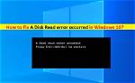 A Disk Read Error Occured When Reading Bootable Usb