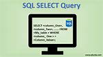 A Select Query Selecting a Select Statement