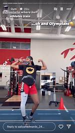 Aaliyah Edwards Shows off Fit Figure Saying "Everything Irie"