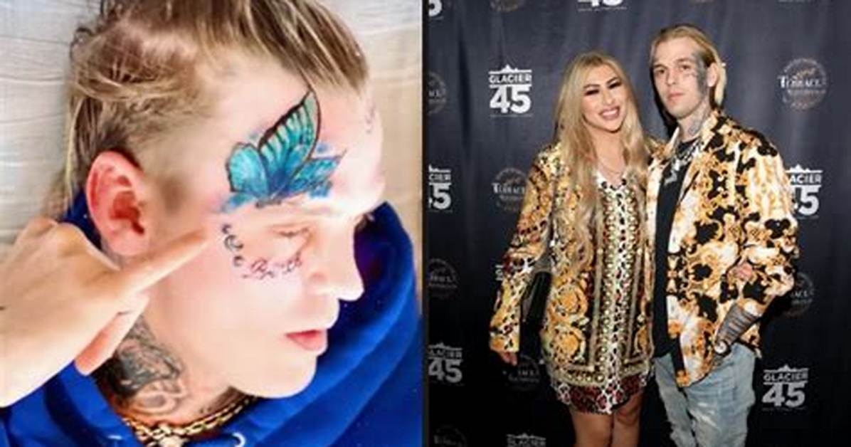 Aaron Carter Shows off Giant Face Tattoo in Honor of Late Sister