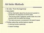 Ab Initio Methods