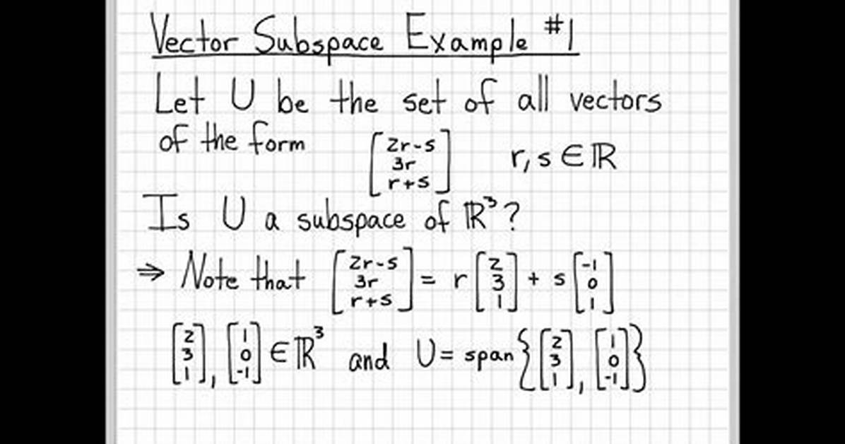 About Closed Linear Subspace