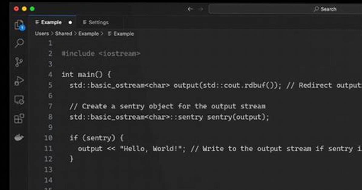 About Std: :Ostream Constructor