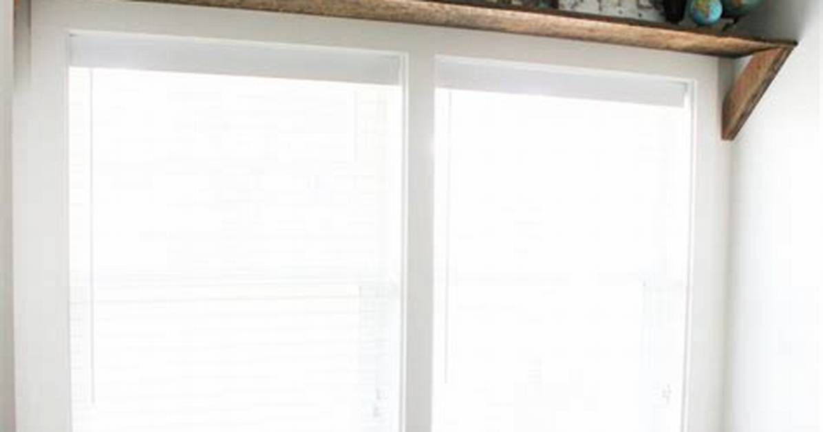 Above Window Shelf