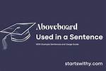 Aboveboard