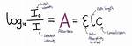 Absorbance Formula