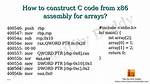 Accessing Array's Element in Assembly Language (Windows)