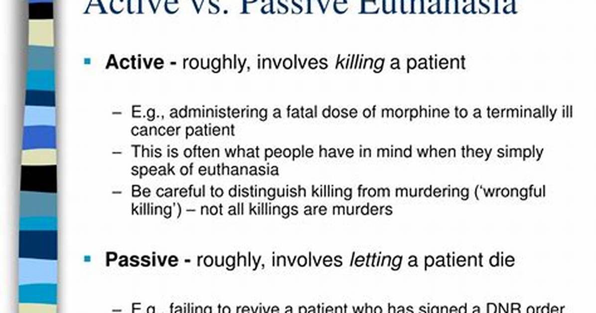 Active vs Passive Euthanasia